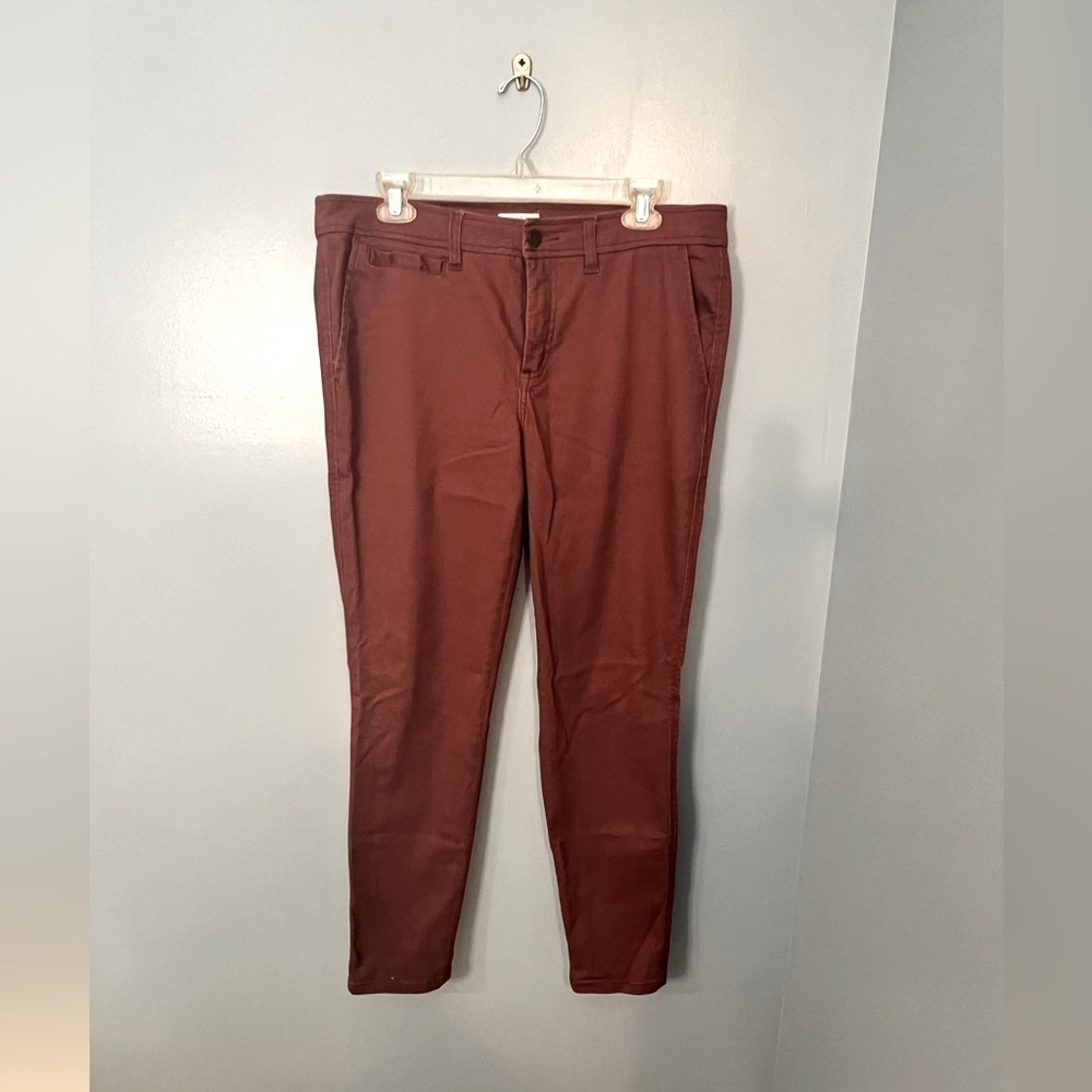 Women’s MARKET & SPRUCE (StitchFix) Brown Twill Pants - Size 12